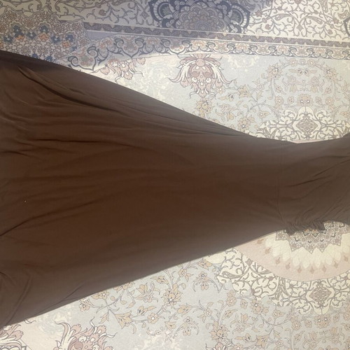 Zara dress with open back, like new, brown, size S