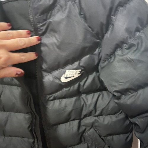 Nike children's down jacket like new, black, size 128-137 cm