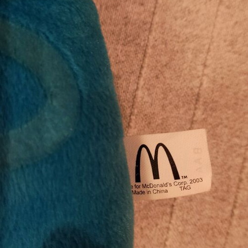 Phoebus and Athens plush toys used 2003 McDonald's