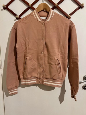 Bershka college jacket pink Small like new