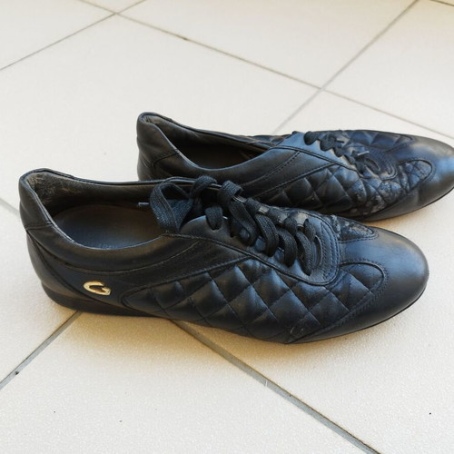 Alberto Guardiani women's shoes size 39 used, black sneakers
