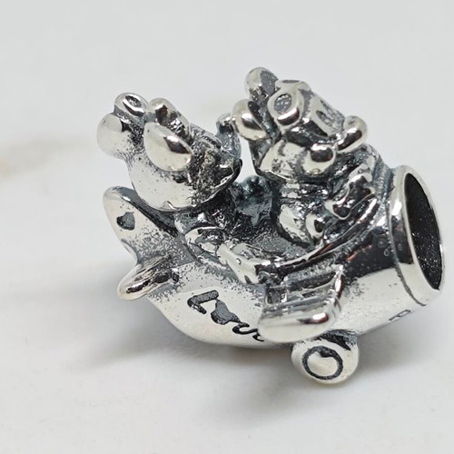 Mickey and Minnie Love Disney S925 Silver Charm like new