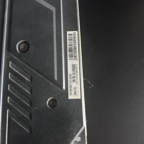 Gigabyte 1660 Ti 6GB graphics card