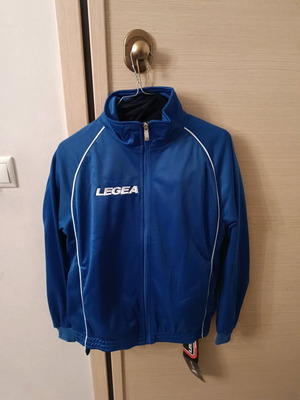 Legea sports jacket new, size S, blue navy