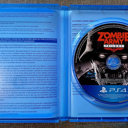 Zombie Army Trilogy PS4 used in excellent condition