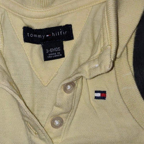 Tommy Hilfiger baby dress size 3-6 months pastel yellow like new