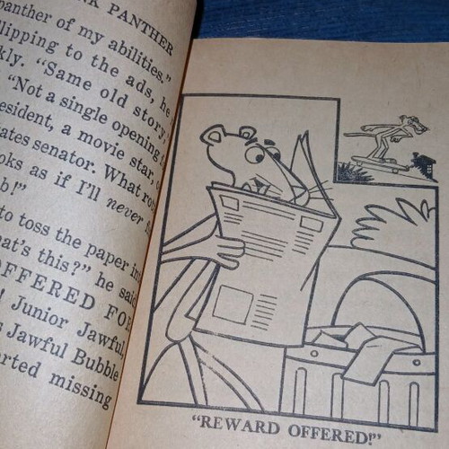 The Pink Panther rare book used, 1970s edition