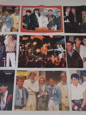 Duran Duran Posters used, pack of 25 double-page and 5 single from magazines