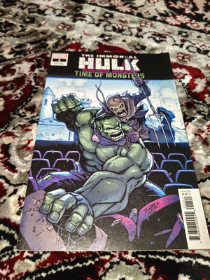 The Immortal Hulk Time of Monsters comic used