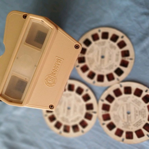 Stereo-Rama View-Master vintage 1950s-1960s like new with 3 reels
