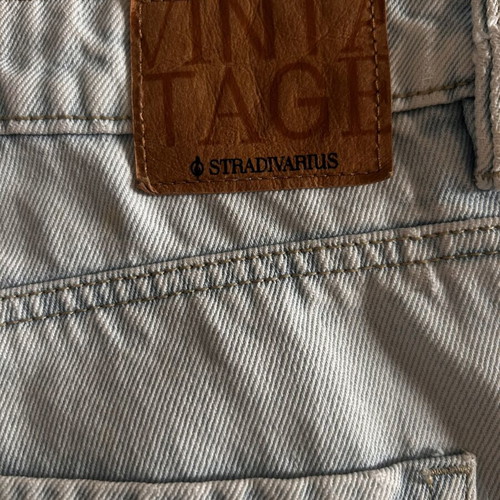 Stradivarius Vintage Wide Leg Jeans size 40, like new, turquoise
