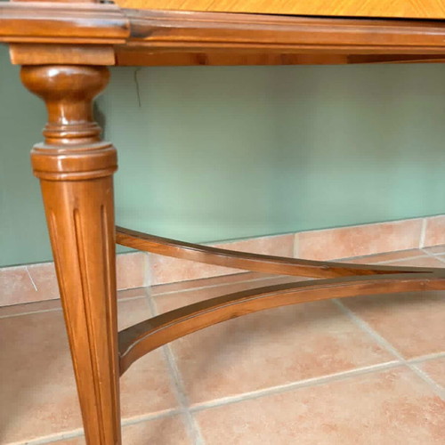 Dining buffet used with large vintage classic mirror set
