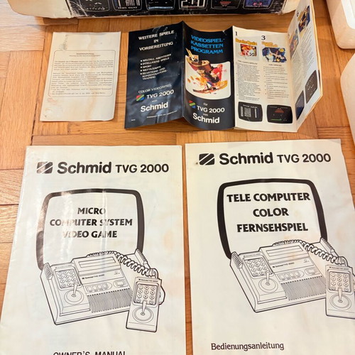 Schmid TVG 2000 vintage console unused in box