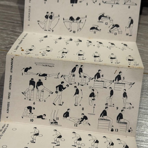 Vintage Podosfairon Athlokinitiki booklet like new