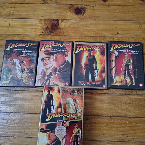 Indiana Jones 4-Movie Collection DVD used with English subtitles