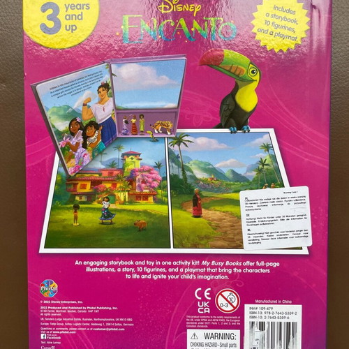 Disney Encanto book and 10 figures brand new