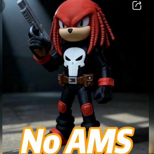Φιγούρα Punisher Knuckles καινούργια, premium 3D εκτύπωσης