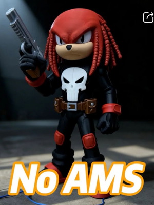 Φιγούρα Punisher Knuckles καινούργια, premium 3D εκτύπωσης