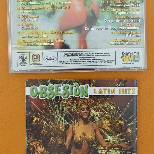 Obsesión – Latin Hits CD like new, Latin hits collection