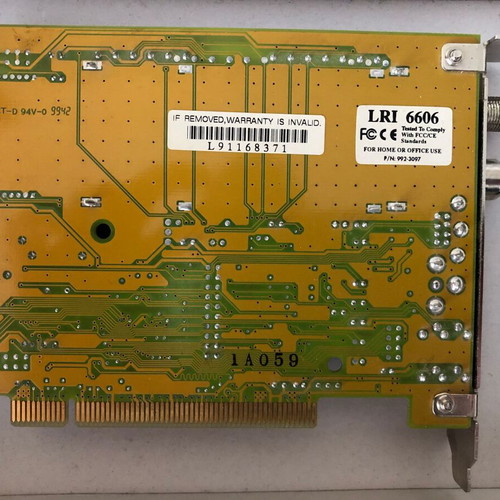 Leadtek WinFast TV card used for computer