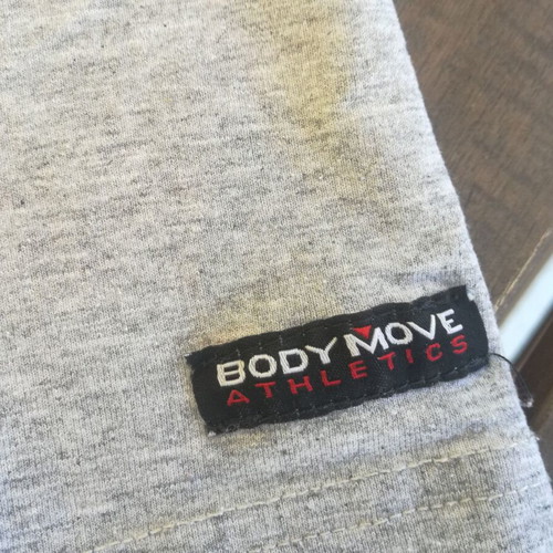 Cotton shorts Bodymove medium size like new, grey melange