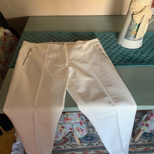 Zara pants new, white, size XL with side zippers