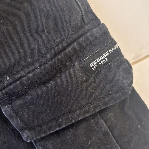 Rebase men's cargo jogger pants size 36 black used