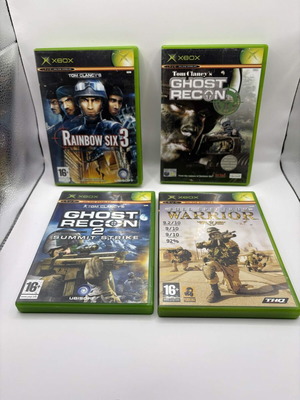Xbox Classic πακέτο shooters σαν καινούργιο με παιχνίδια Tom Clancy
