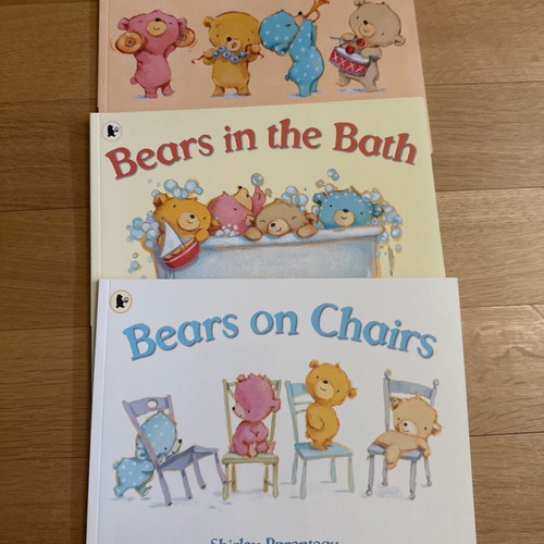 Bears books by Shirley Parenteau new, set of 3, English
