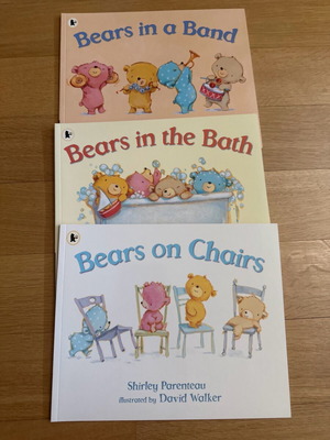 Bears books by Shirley Parenteau new, set of 3, English