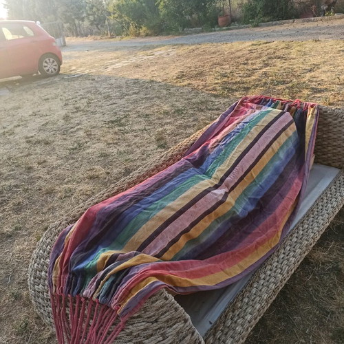 Knitted hammock from Mexico like new