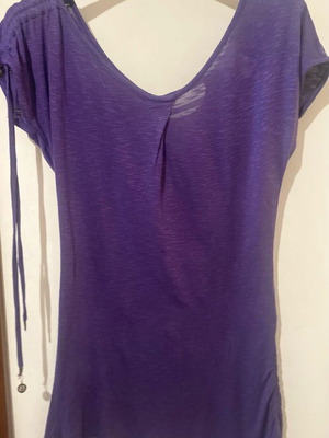 Diesel purple T-shirt used, size S, unique sleeve details