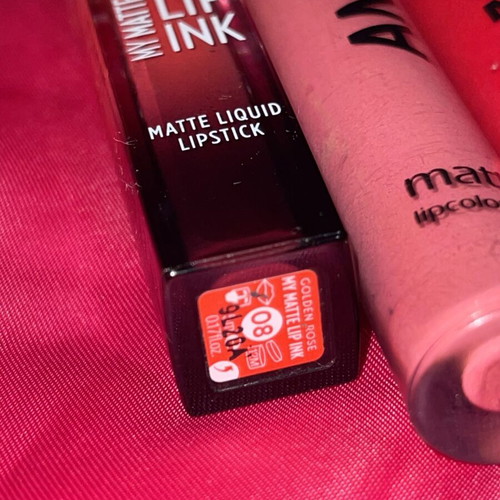 Matte lipsticks red and nude by Catrice, Annie and Golden Rose brand new