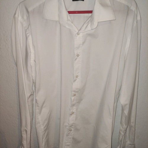 White men's dress shirt size medium like new
