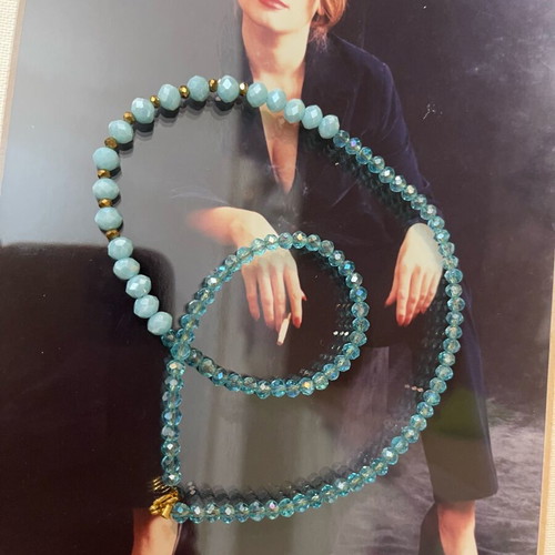 Vintage Czech choker necklace new