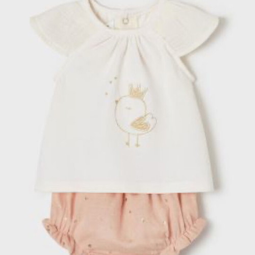 Mayoral Ecofriends shorts set newborn girl new