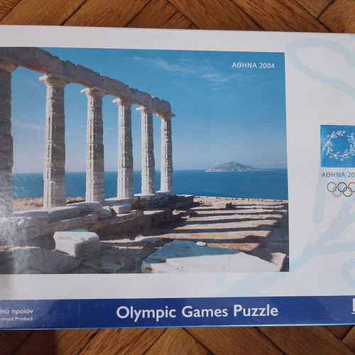 Athens Olympics 2004 Temple Of Poseidon Puzzle new, 1000 pieces