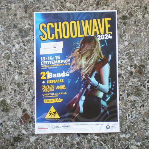 Schoolwave 2024 poster like new