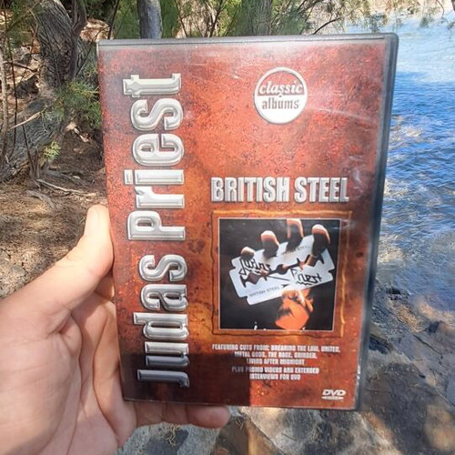 Judas Priest British Steel DVD used, documentary with subtitles