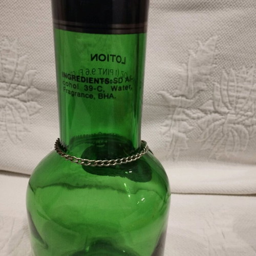 Faberge Brut men's lotion spray bottle used, collectible