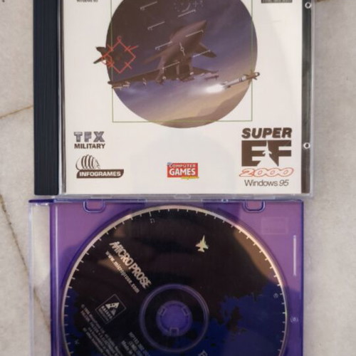 Super EF 2000 and TFX Military simulator PC game