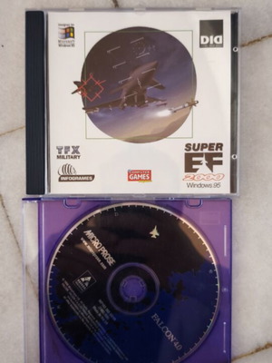 Super EF 2000 and TFX Military simulator PC game