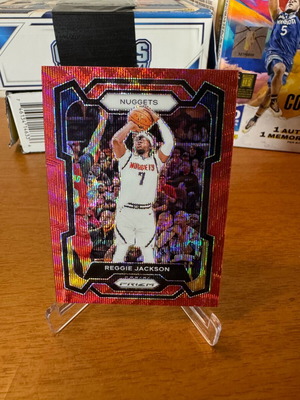 Κάρτα Panini Prizm Basketball Reggie Jackson Red Wave 2023-24 σαν καινούργιο