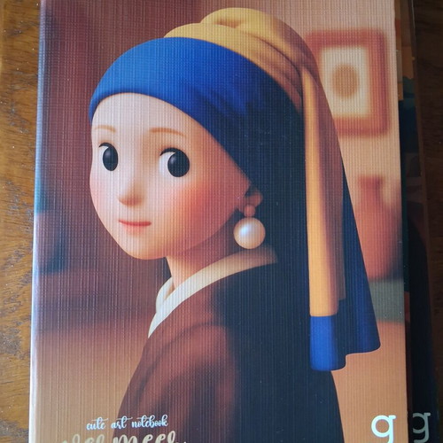 Lined notebooks with art-inspired covers, 40 sheets
