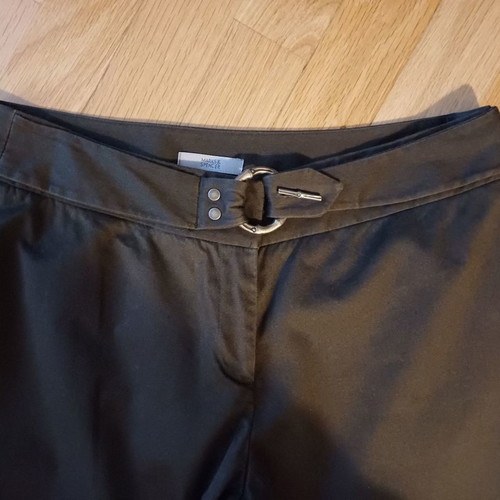 Marks & Spencer pants dark olive used, straight cut, cotton blend