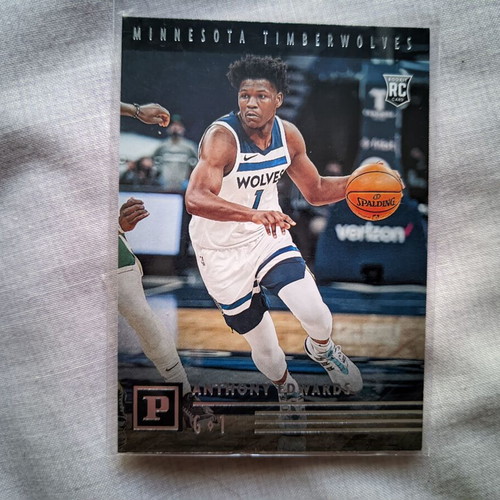 Antony Edwards rookie NBA card Panini like new