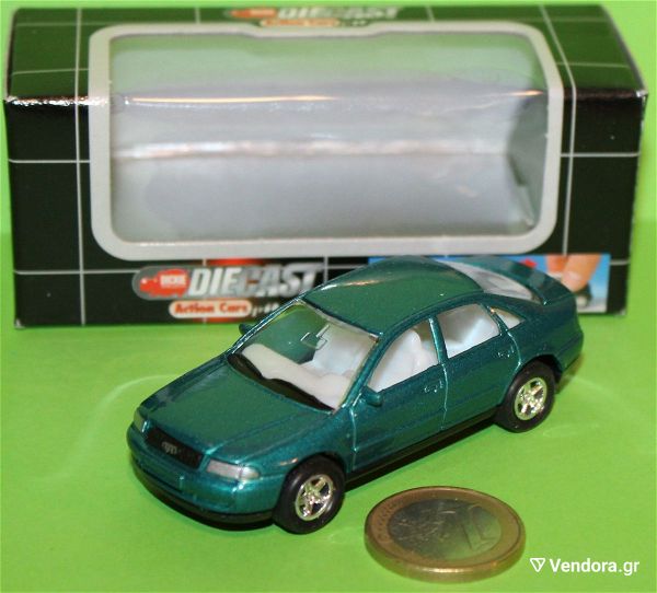  Welly 8146 (Made in China) Audi A4 metalliki miniatoura klimaka 1:60? kenourgio (echi anichti gia fotografisi) --timi 3 evro--