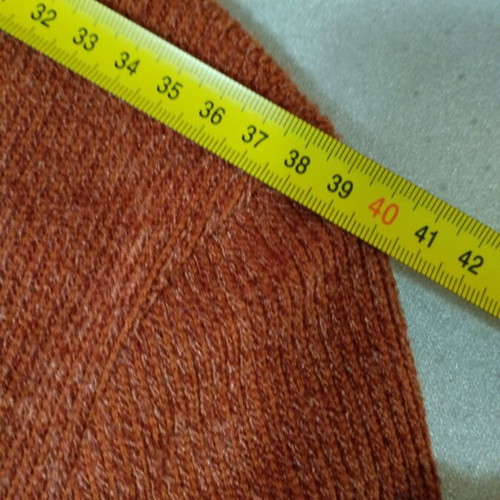 Wrap blouse size S new, brown and orange