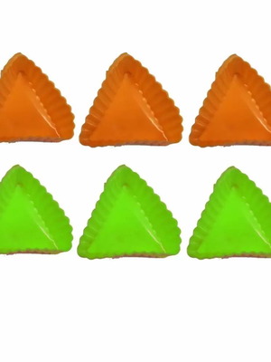 Silicone cupcake/muffin molds 6 pieces 7 cm new