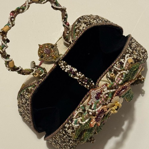 Floral clutch like new, multicolored handbag